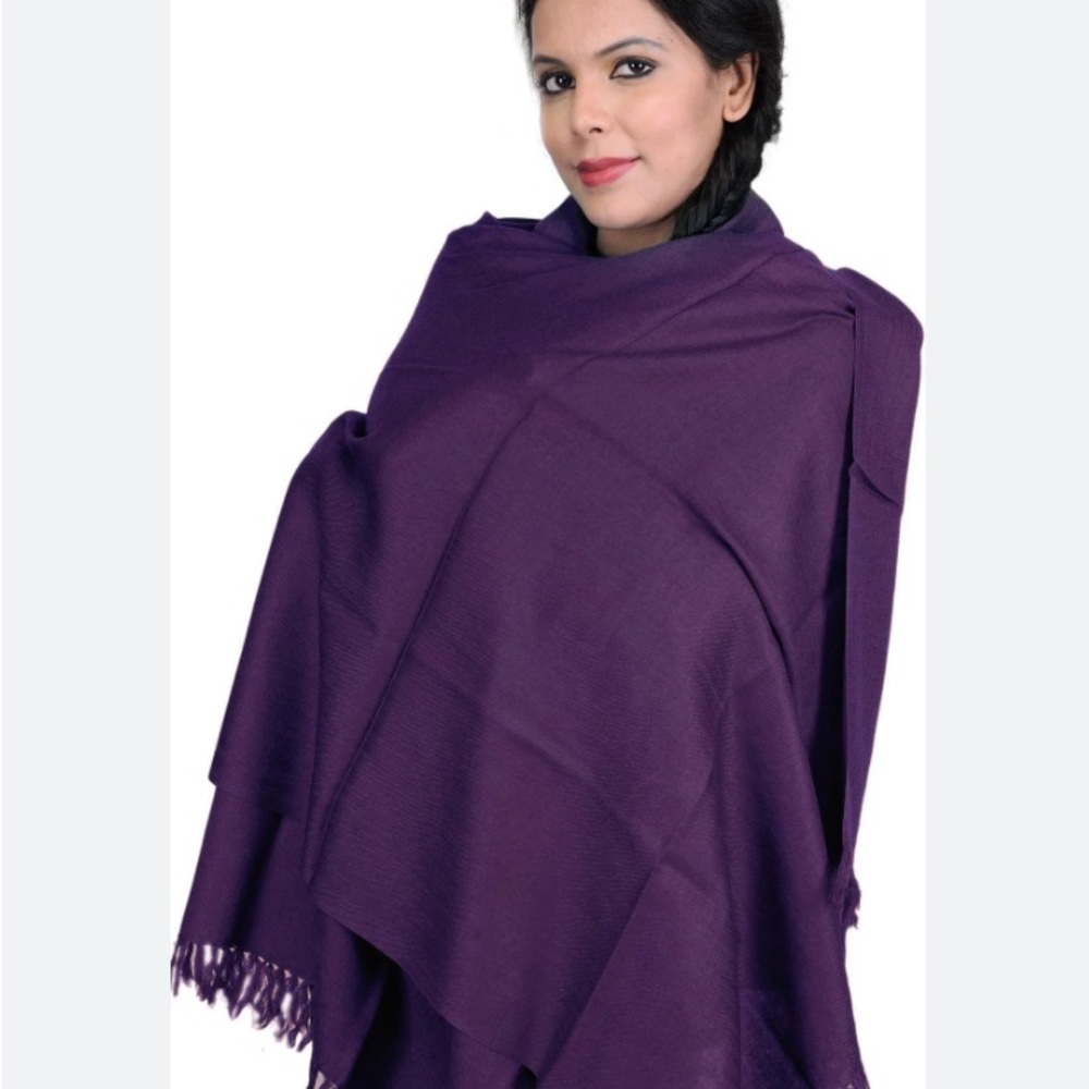 JASMINE PASHMINA  - Purple Scarf